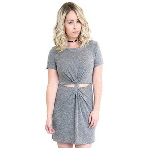 ✨ Honey Punch Gray Cut-Out Dress (Size Small) ✨